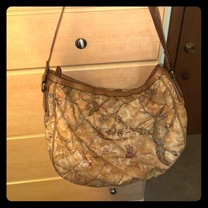 Alviero Martini Map Design Handbag